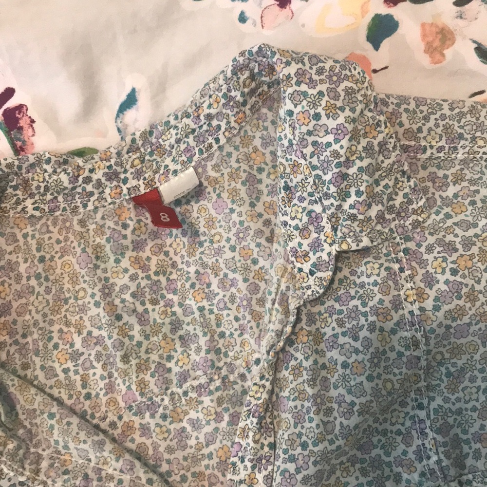 Floral Divided button down - Picture 2 of 4